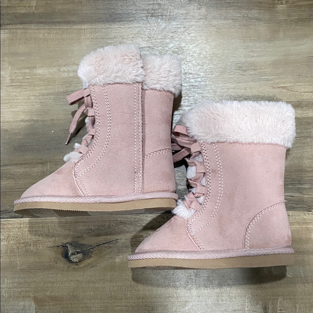 Pink Toddler Boots - Picture 2 of 6